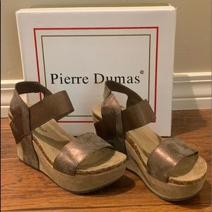 Pierre Dumas platform wedge sandal